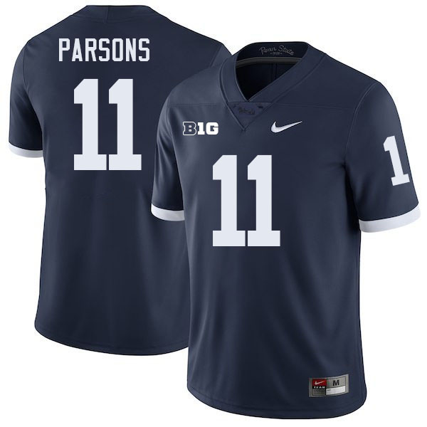 Micah Parsons Penn State Jersey,PSU Nittany Lions #11 Micah Parsons Football Uniforms-Retro